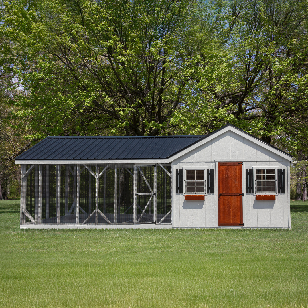 Bird in Hand 10×28 A-Frame Combination Chicken Coop