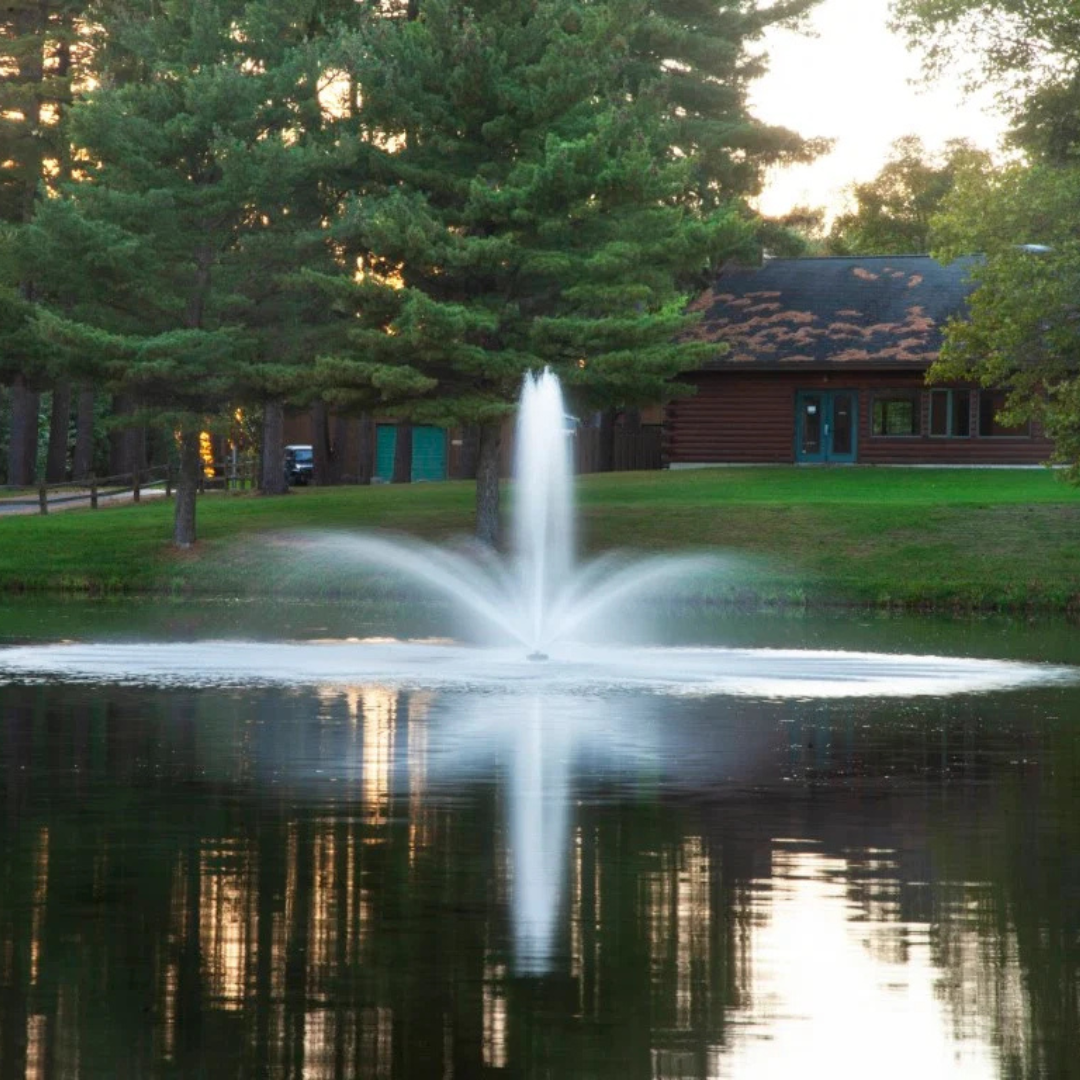 Scott Aerator Great Lakes Fountain For Medium, Residential Ponds 1 hp 230 volts