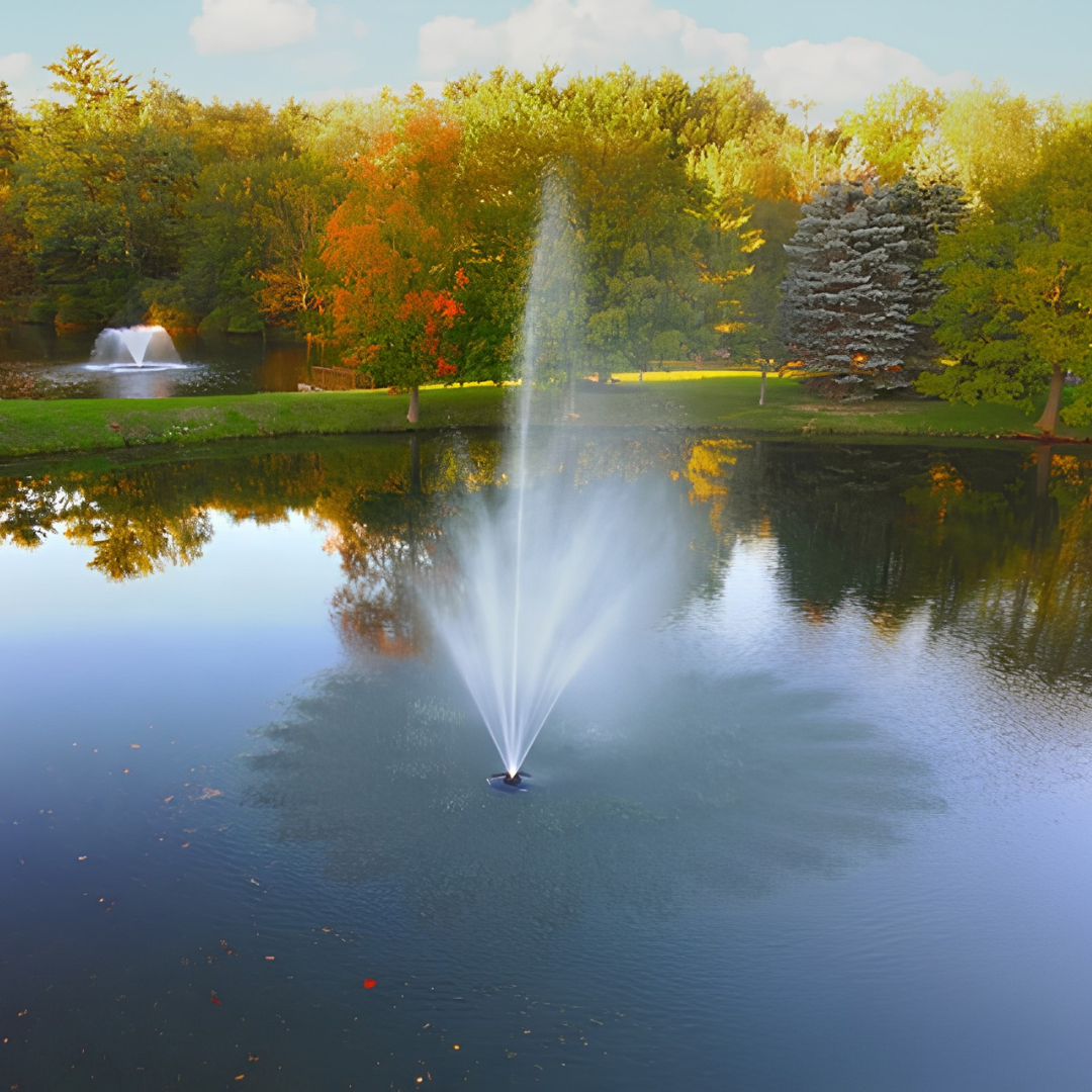 Scott Aerator Amherst Fountain For Small, Residential Ponds ¾ hp 230 volts