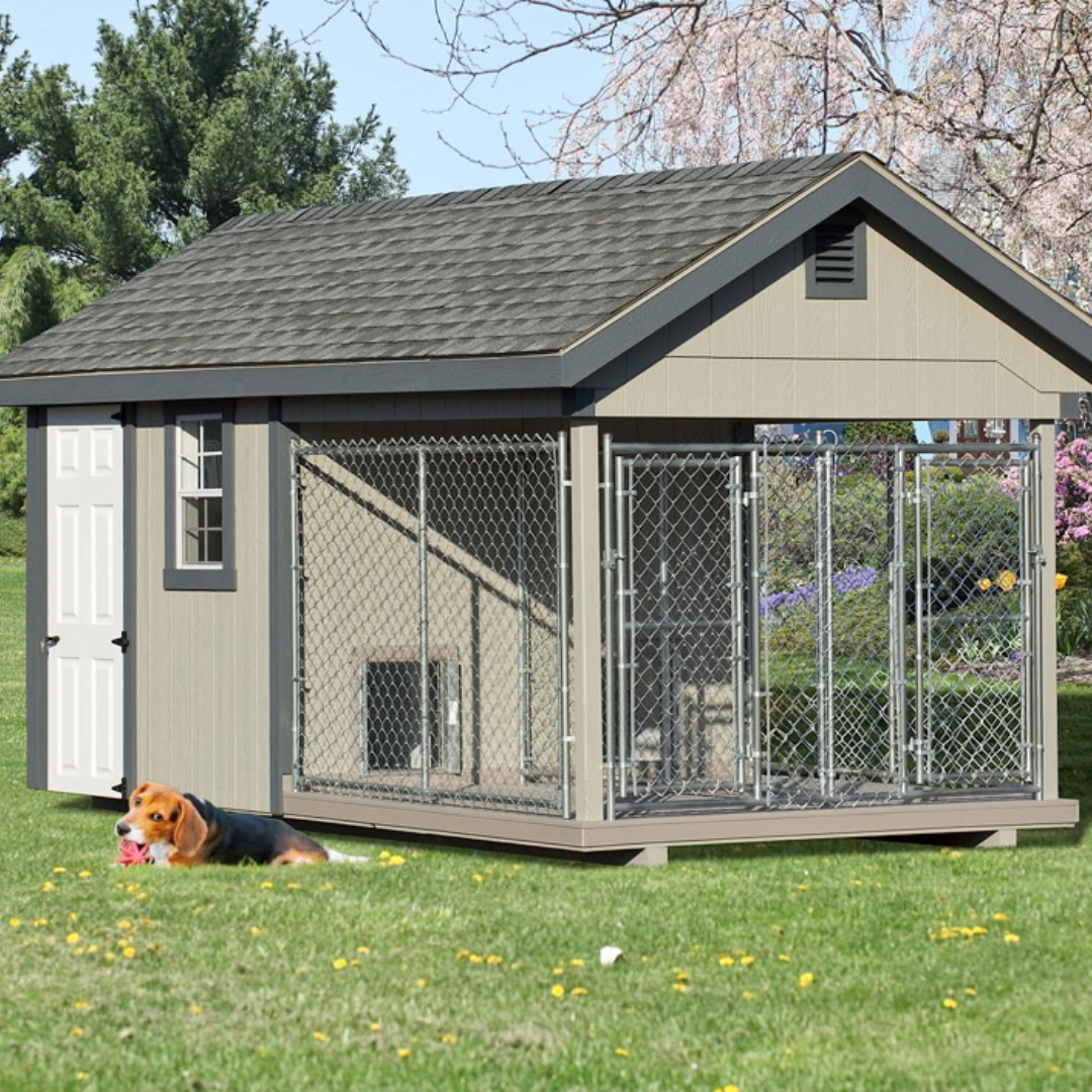 Bird in Hand 8×16 Double Dog Kennel