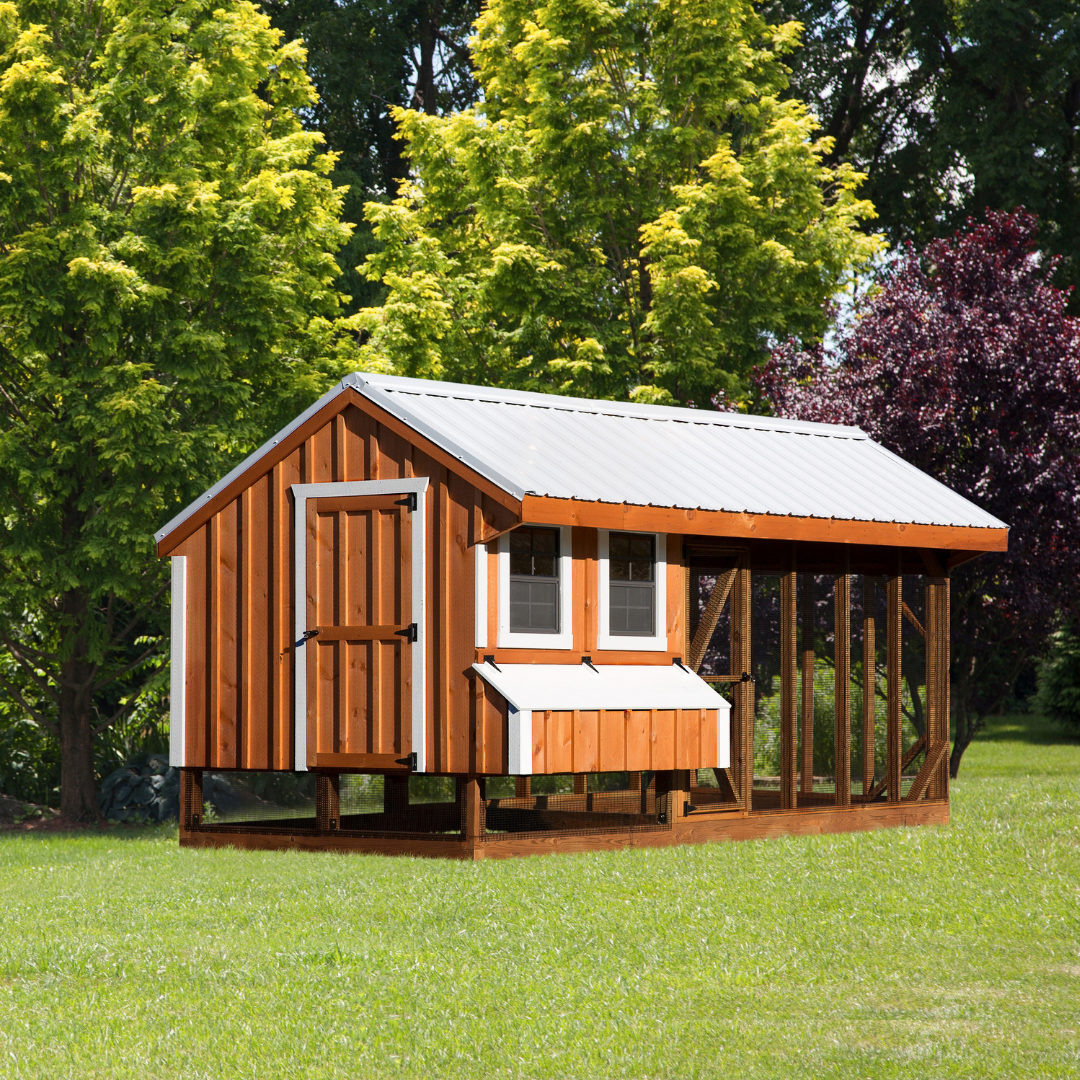Bird In Hand 7×16 Quaker Combination Chicken Coop