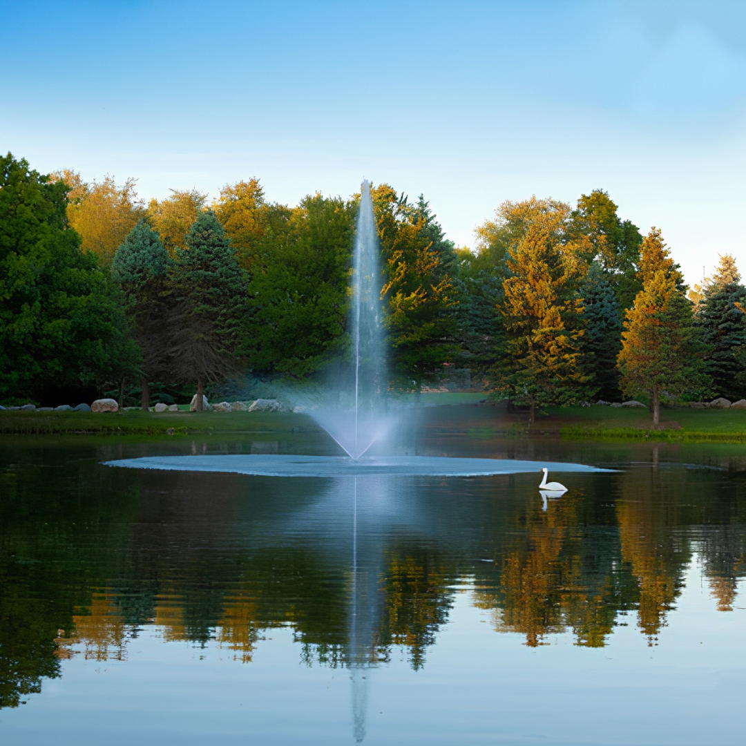 Scott Aerator Skyward Fountain For Medium, Residential Ponds 1 hp 230 volts