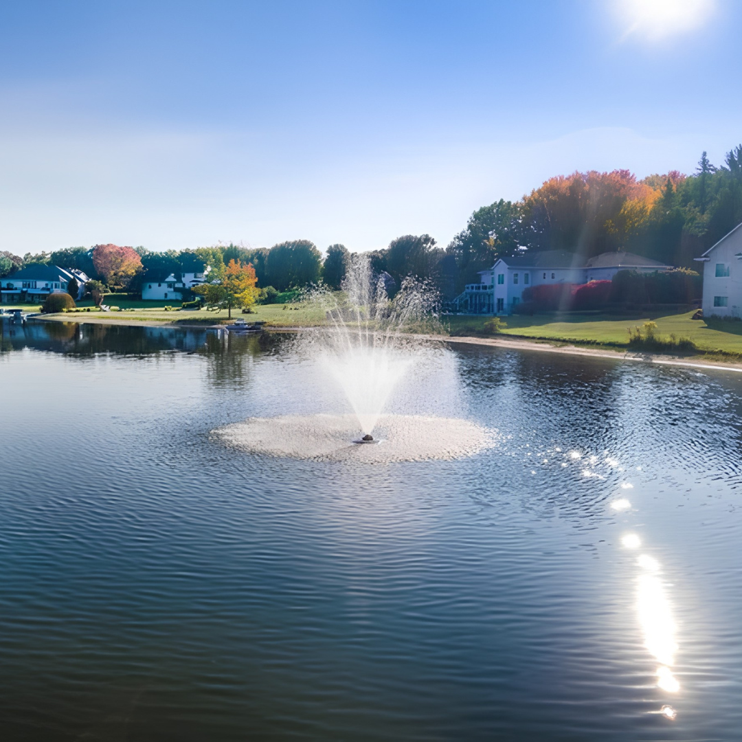 Scott Aerator Cambridge Fountain For Medium, Residential Ponds 13105