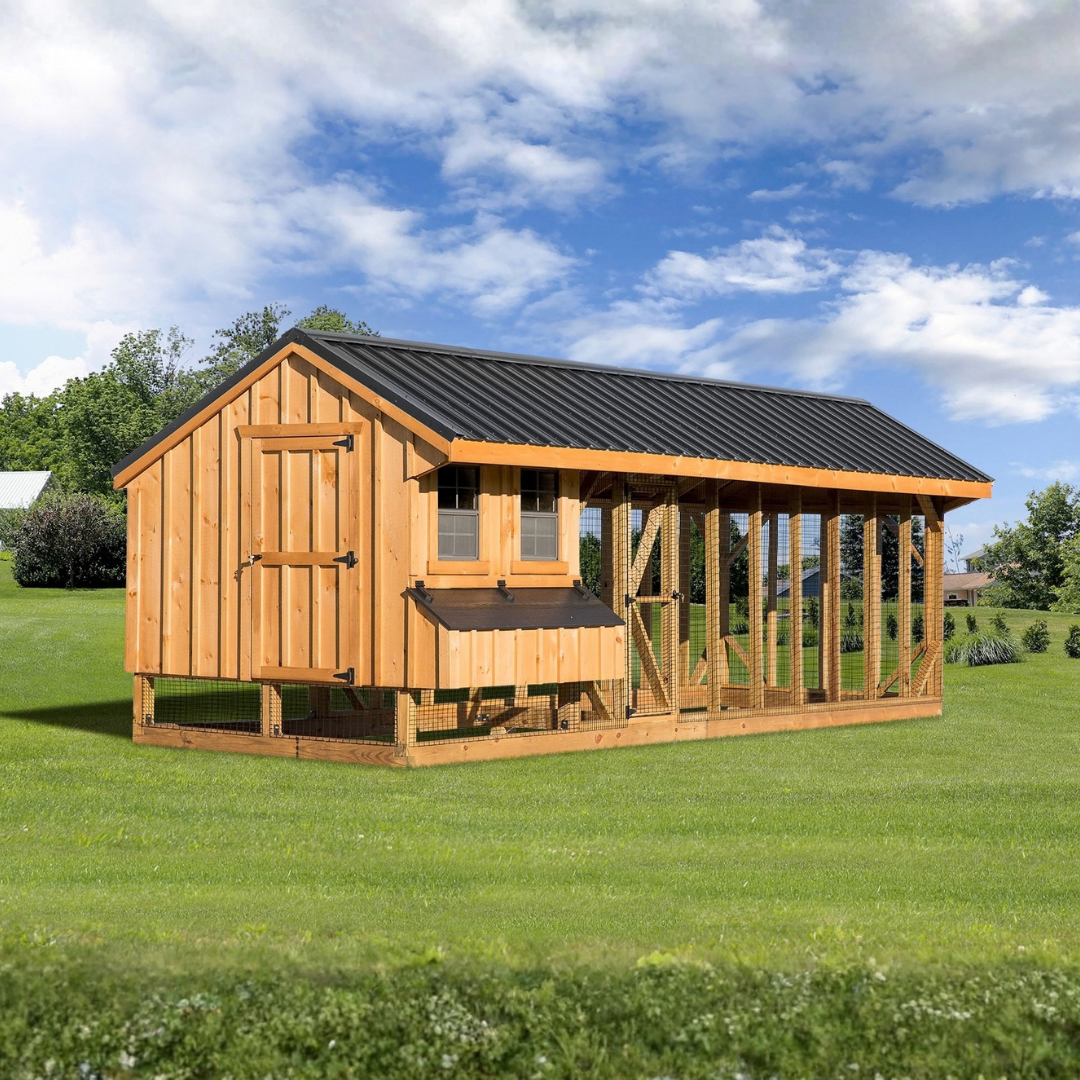 Bird in Hand 7×24 Quaker Combination Chicken Coop