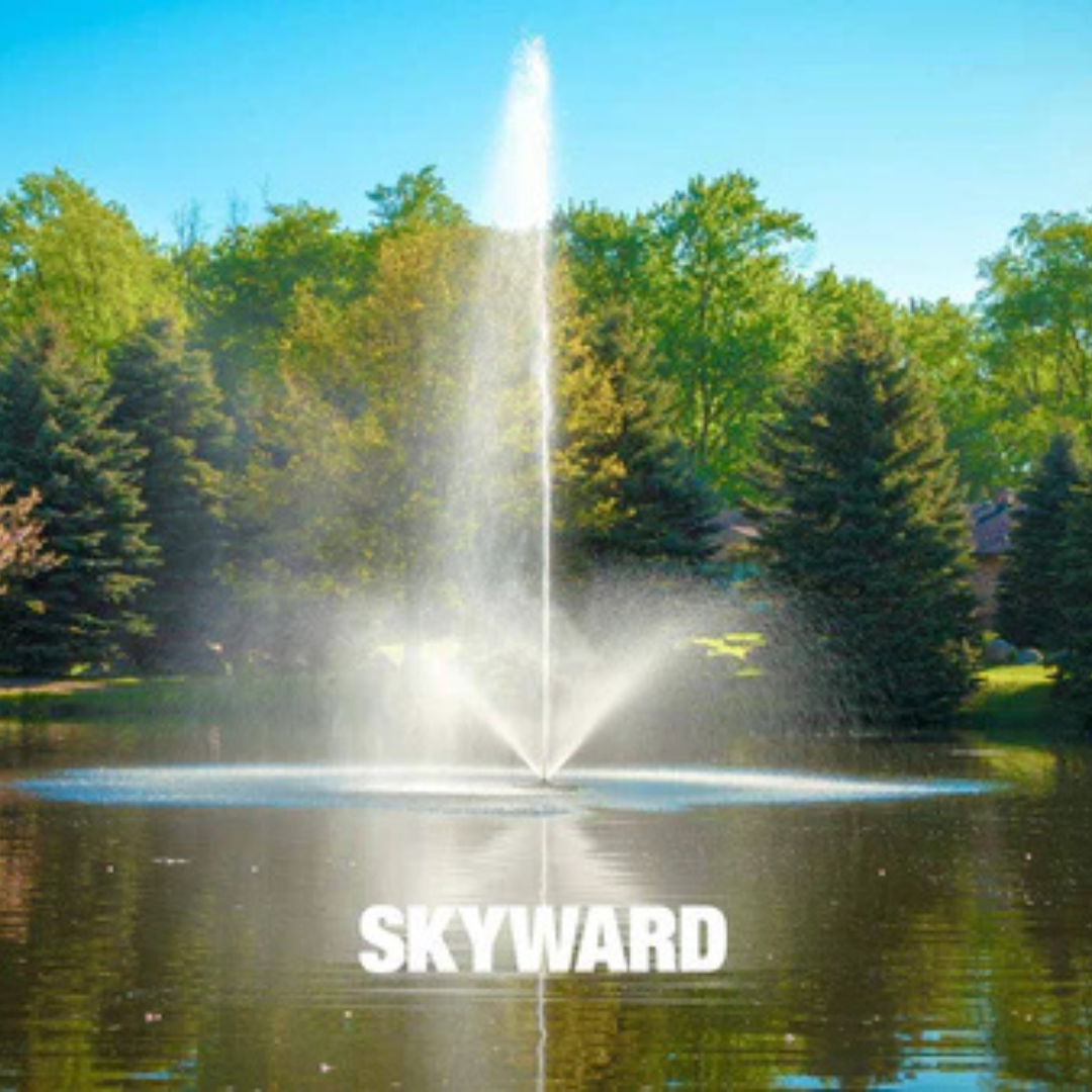 Scott Aerator Triad Fountain For Large, Commercial Ponds 2 hp 230 volts