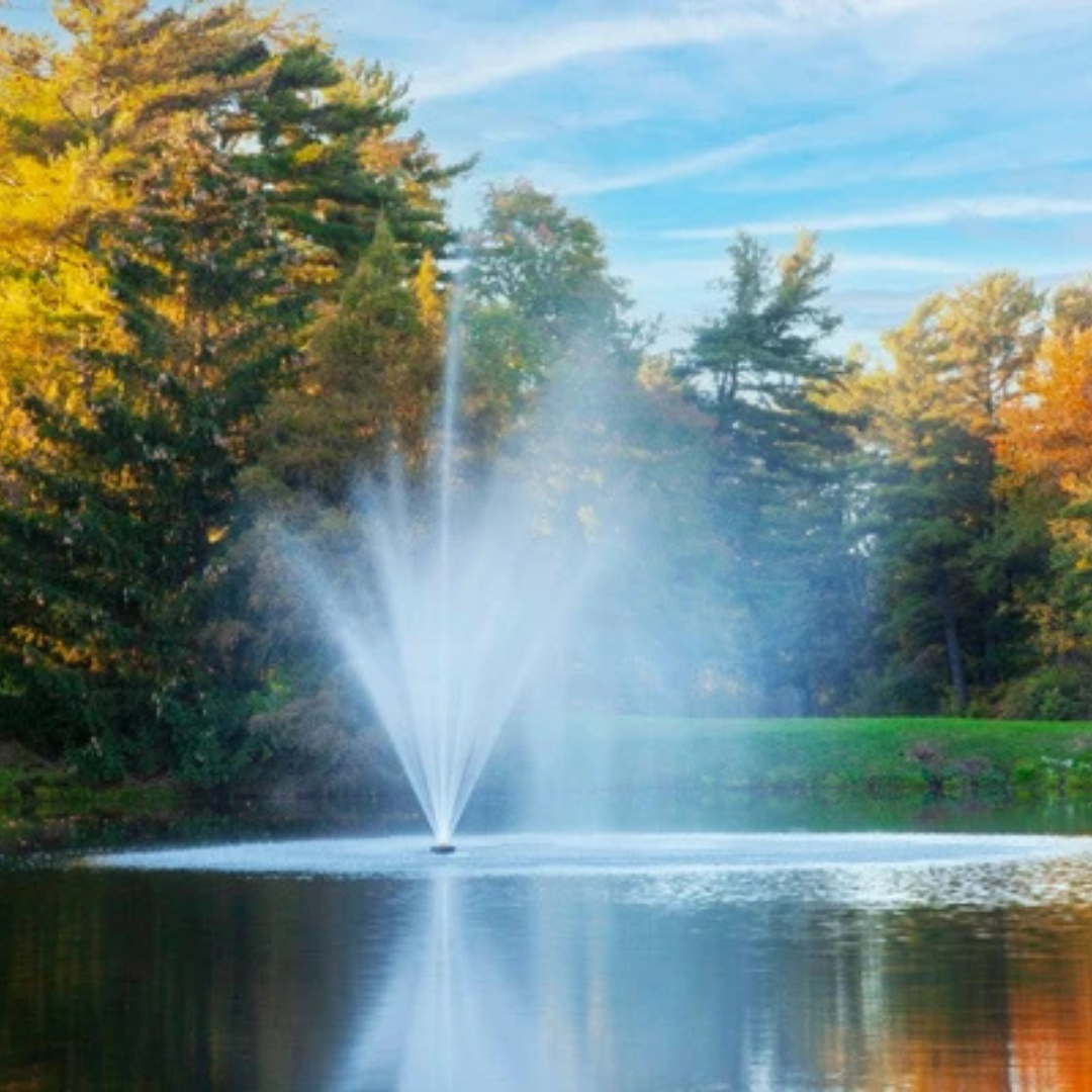Scott Aerator Amherst Fountain For Small, Residential Ponds