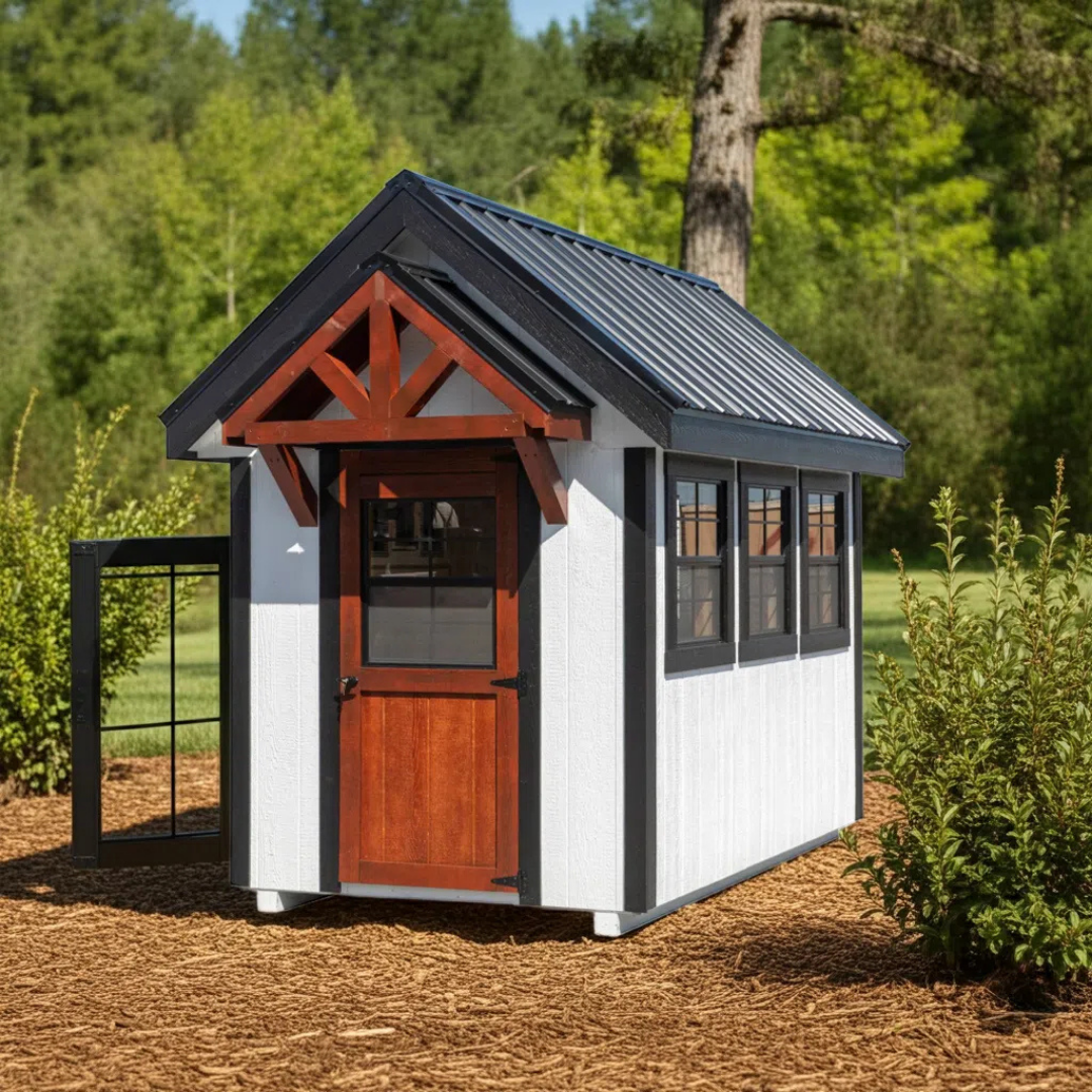 Bird-in-Hand 6×10 A-Frame Chicken Coop