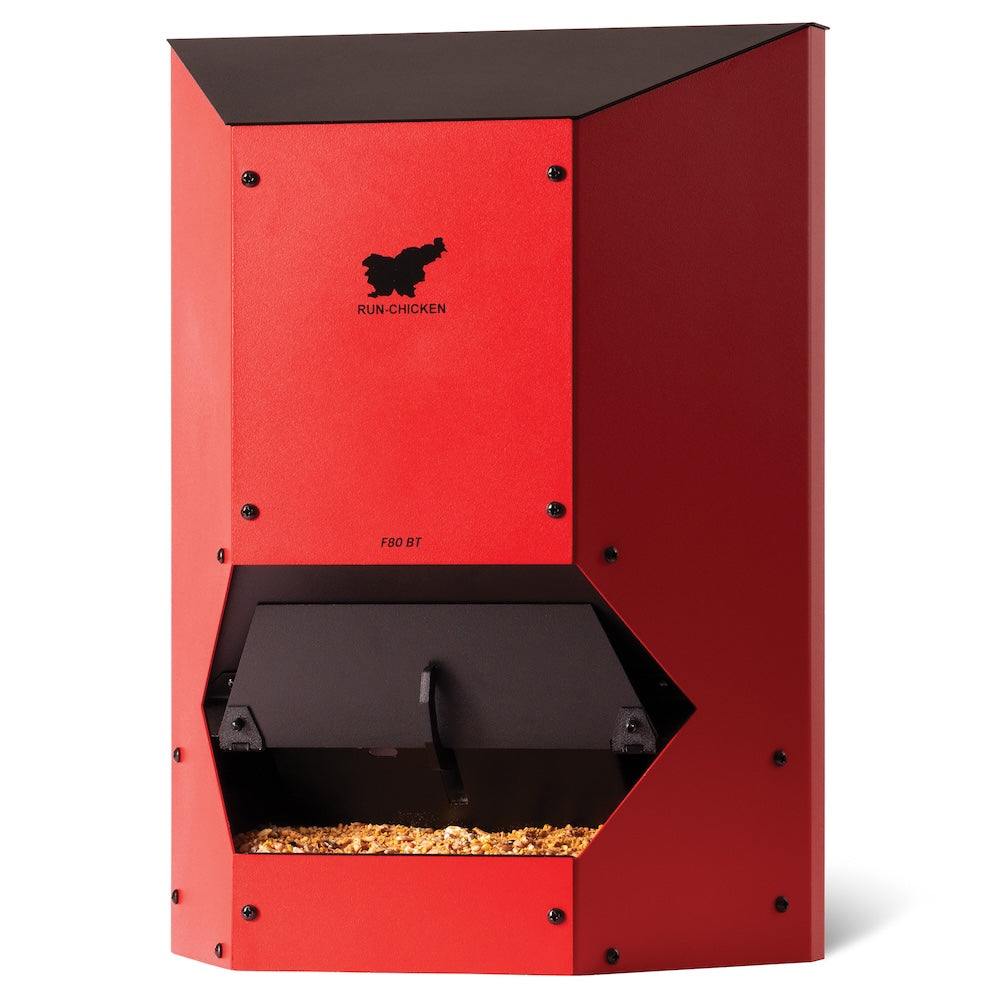 RUN-CHICKEN F-80 Feeder - Red