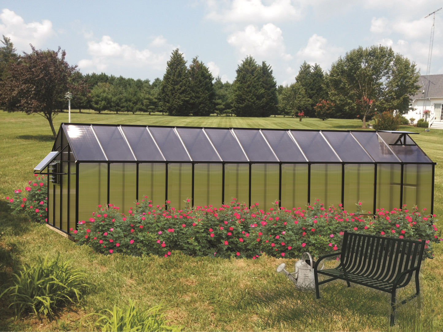 Riverstone MONT - MOHEAT Mojave Edition Black Finish Greenhouse with Heater