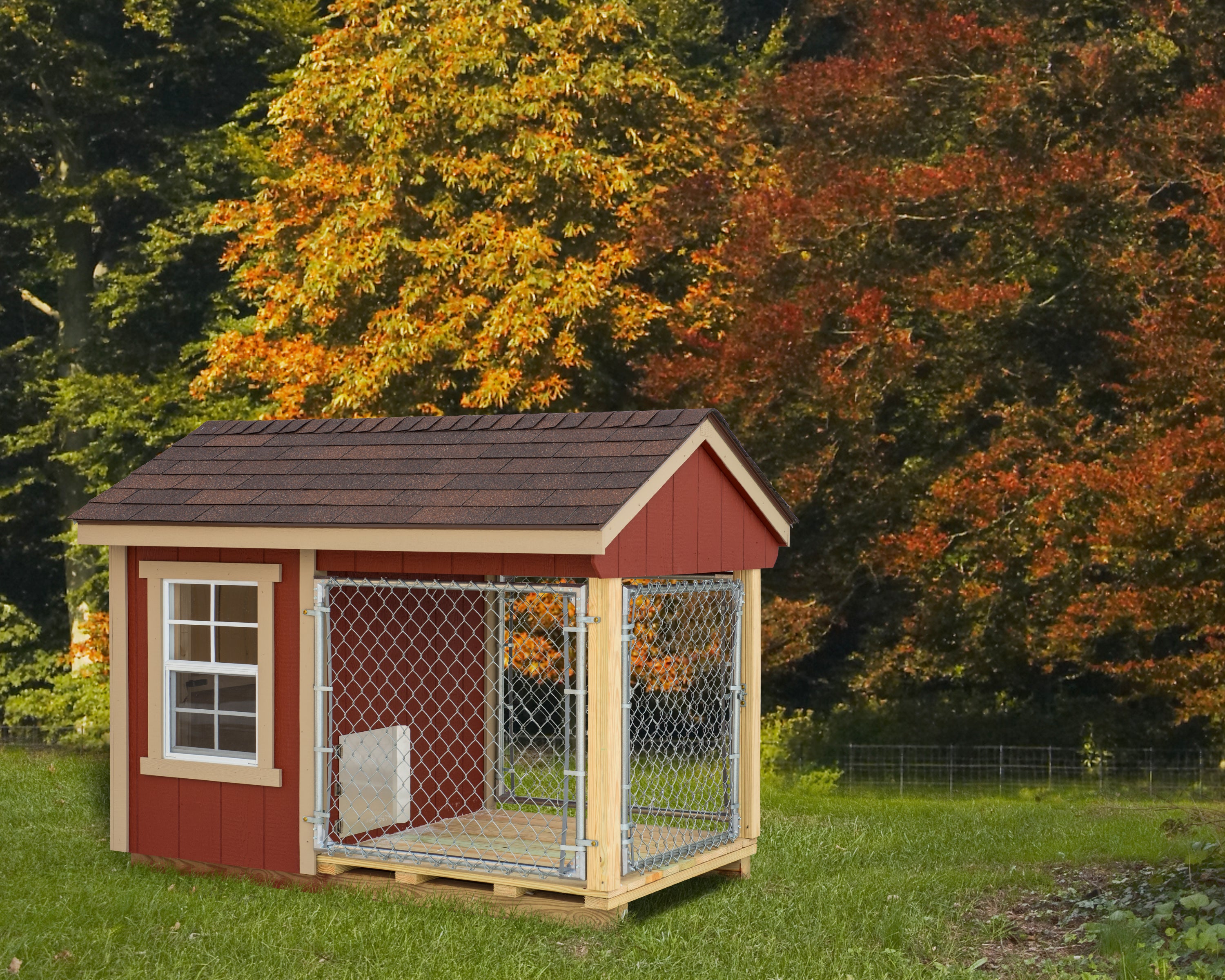 EZFIT Dog Kennel Kit 5' x 8'