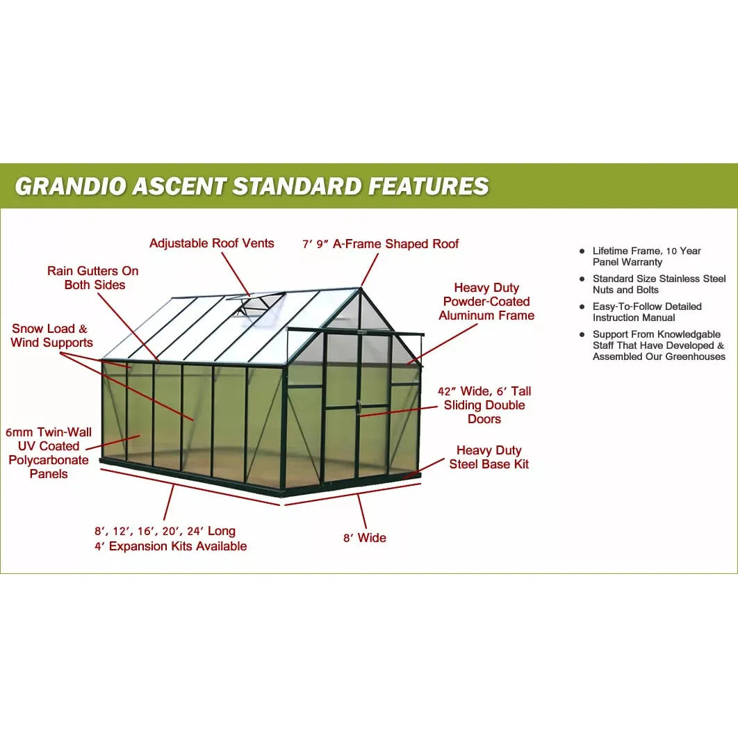Grandio Ascent 8x16 #SKU ASCENT-816