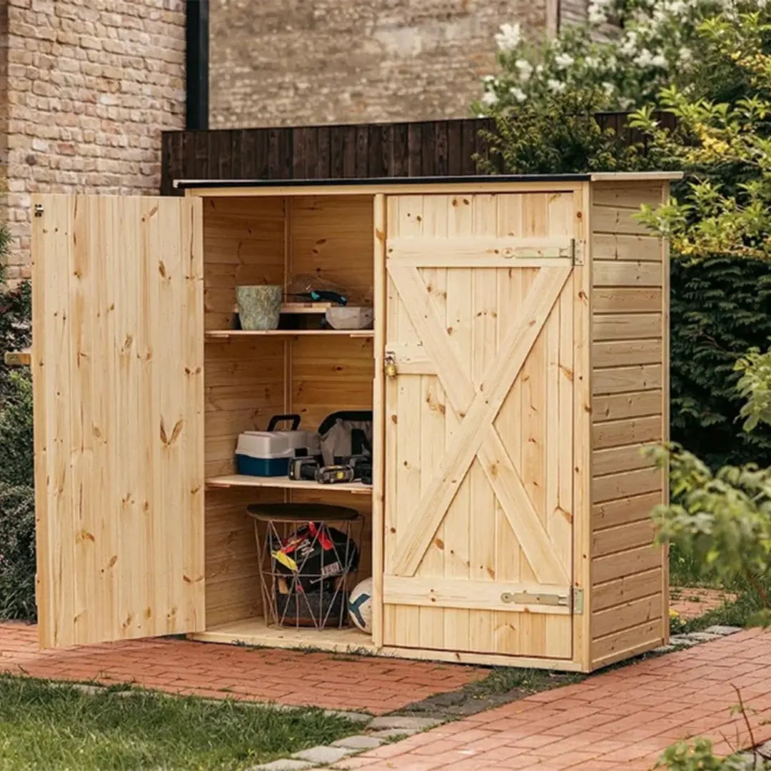 YourGreenhouses Garden Shed with Shelving System