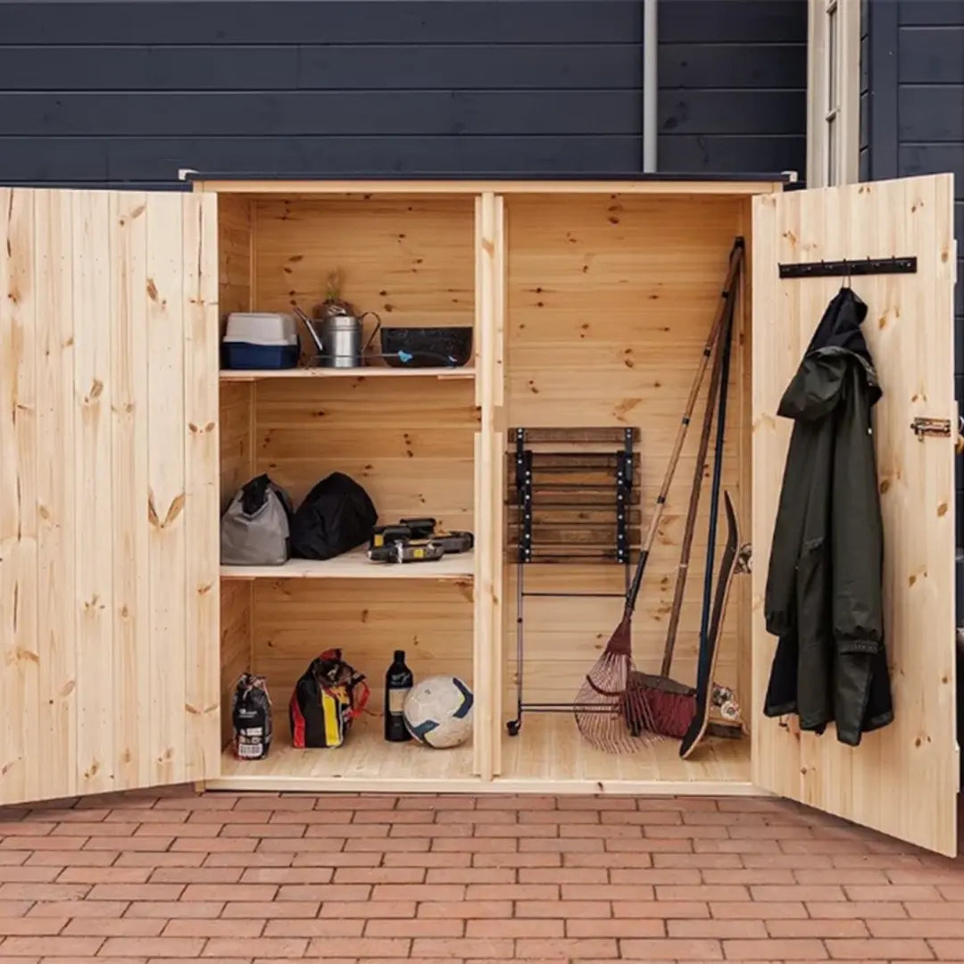 YourGreenhouses Garden Shed with Shelving System