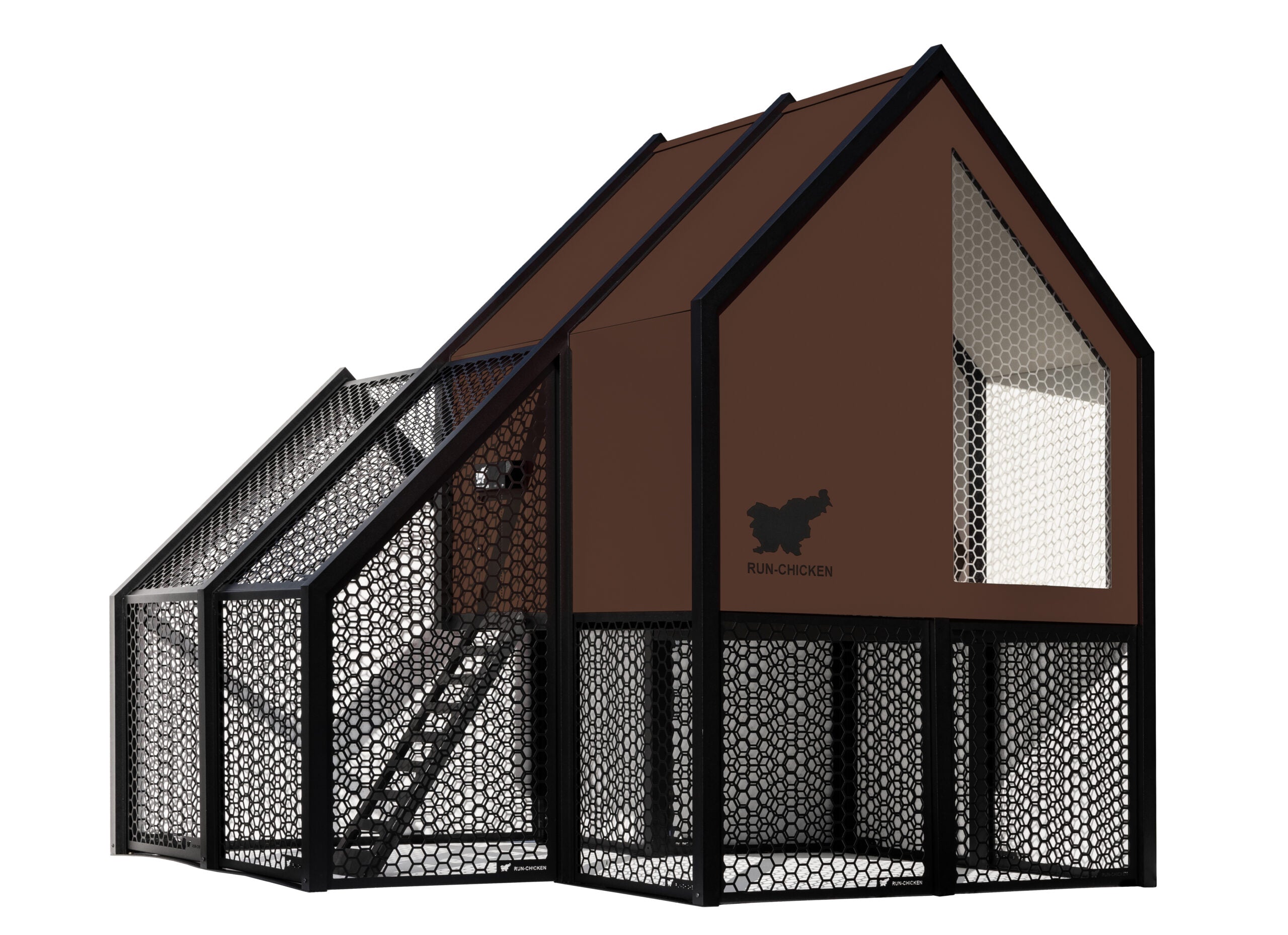 RUN-CHICKEN Villa – Smart Chicken Coop - Brown