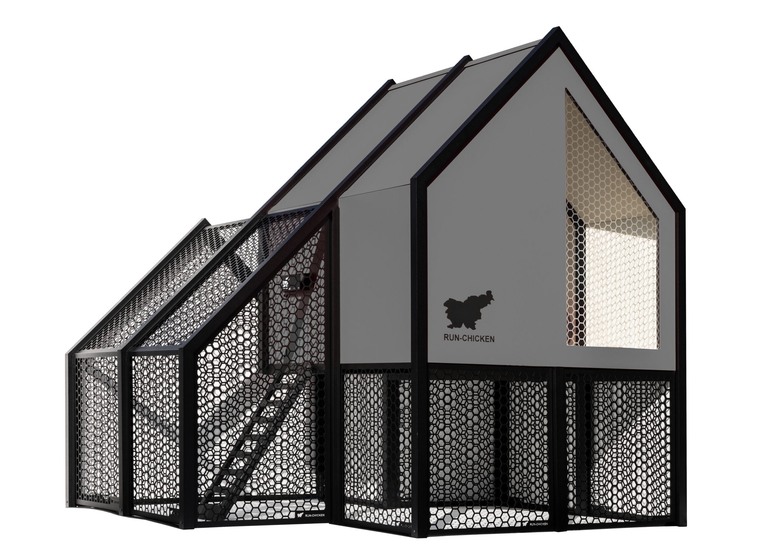 RUN-CHICKEN Villa – Smart Chicken Coop - Brown