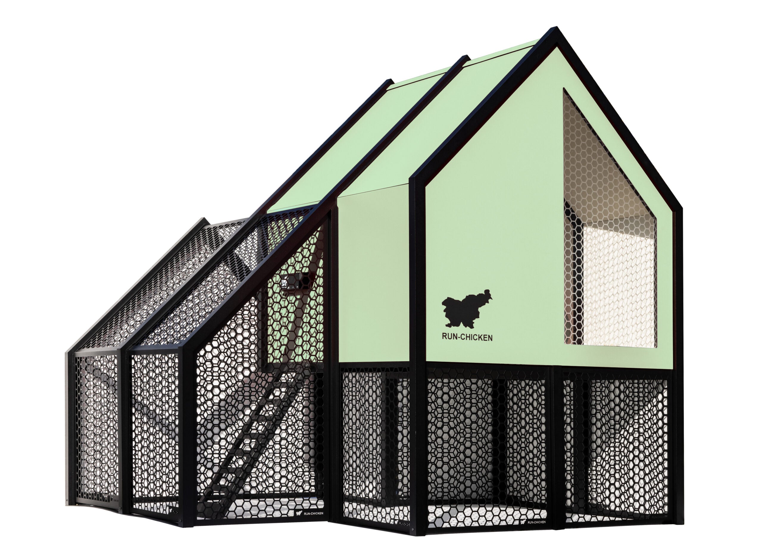 RUN-CHICKEN Villa – Smart Chicken Coop - Brown