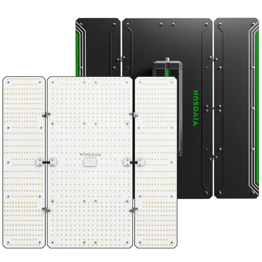 Vivosun LumaLight 400W LED Grow Light, Full Spectrum Plant Light, Smart Dimmable & High PPFD for Indoor Plants Seedling Vegetables Bloom