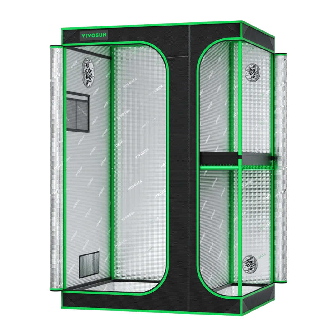 Vivosun 2-in-1 Grow Tent 3x4 D436, 2-4 Plants Use, with Multi-Chamber, 36″ x 48″ x 72″, For Indoor Plants Growing