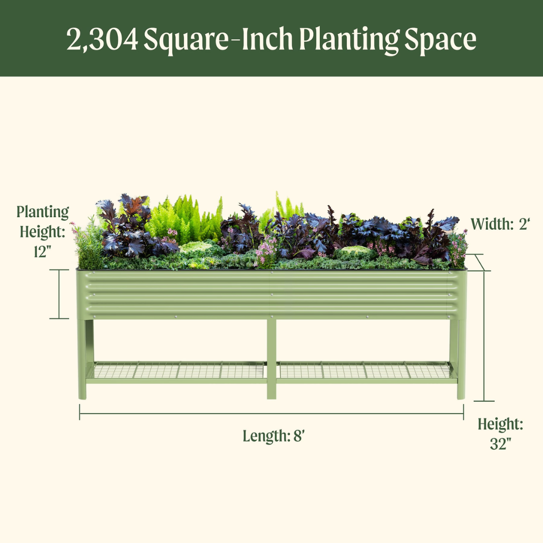 Vego Elevated Garden Bed - 2' x 8'