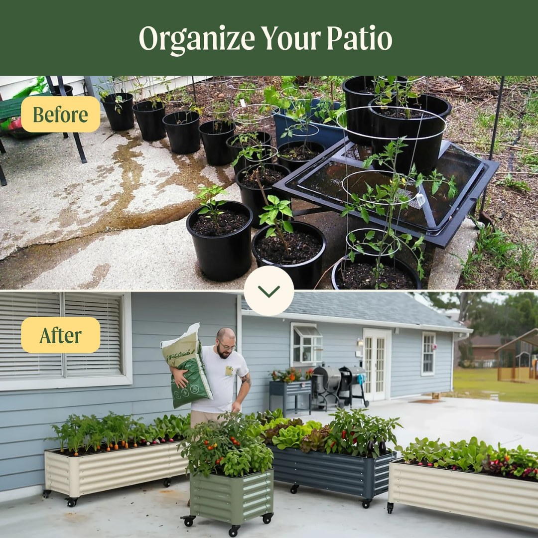Vego Classic Rolling Garden Bed - 1.75' x 6'