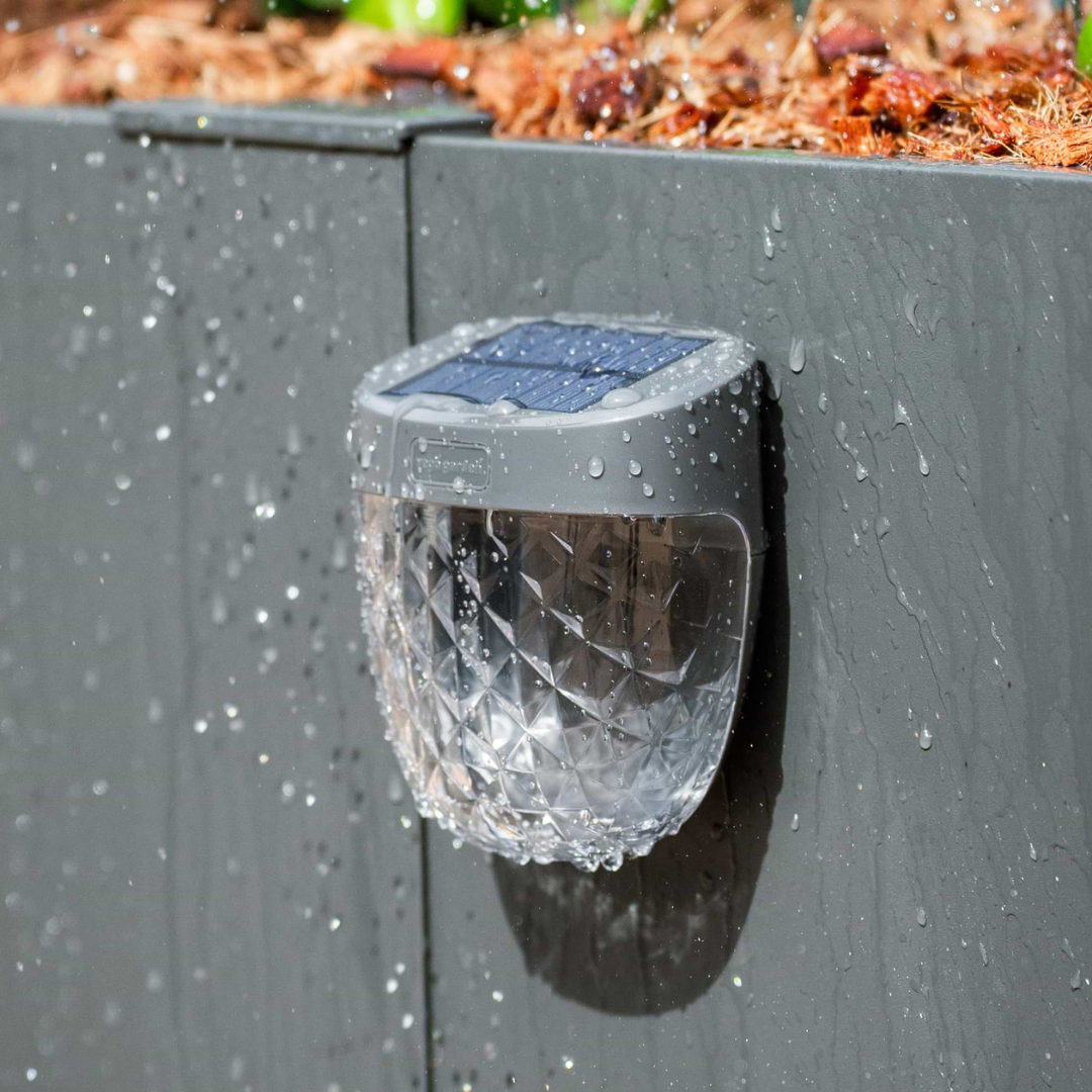 Vego Diamond Garden Solar Light - Flat Mount