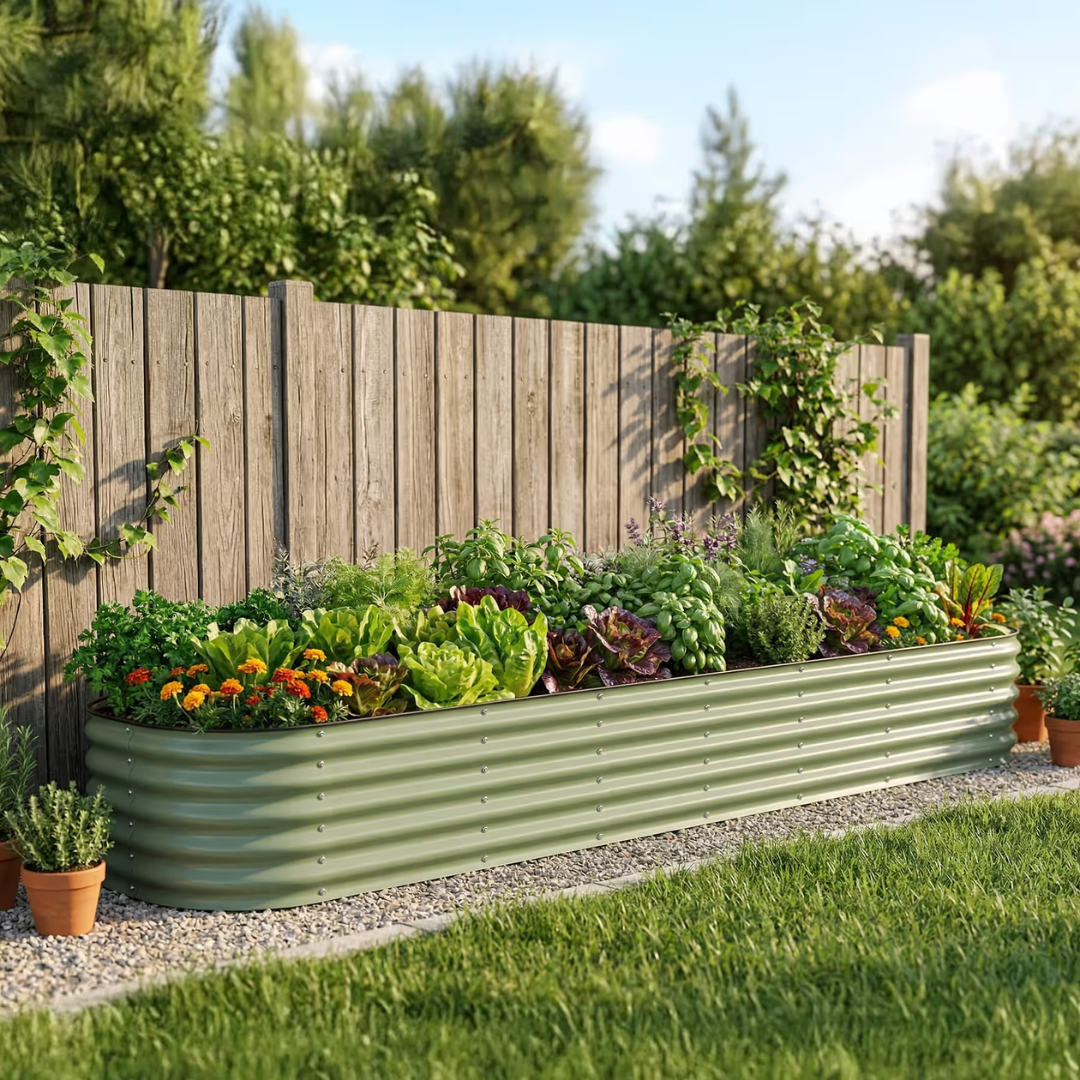 Vego 17" Tall X In 1 Giant Modular Metal Raised Garden Bed Kit