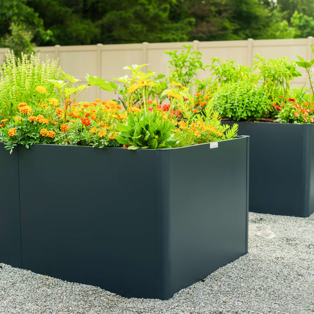 Vego 32" Extra Tall Modern Pro 42" x 83" Metal Raised Garden Bed