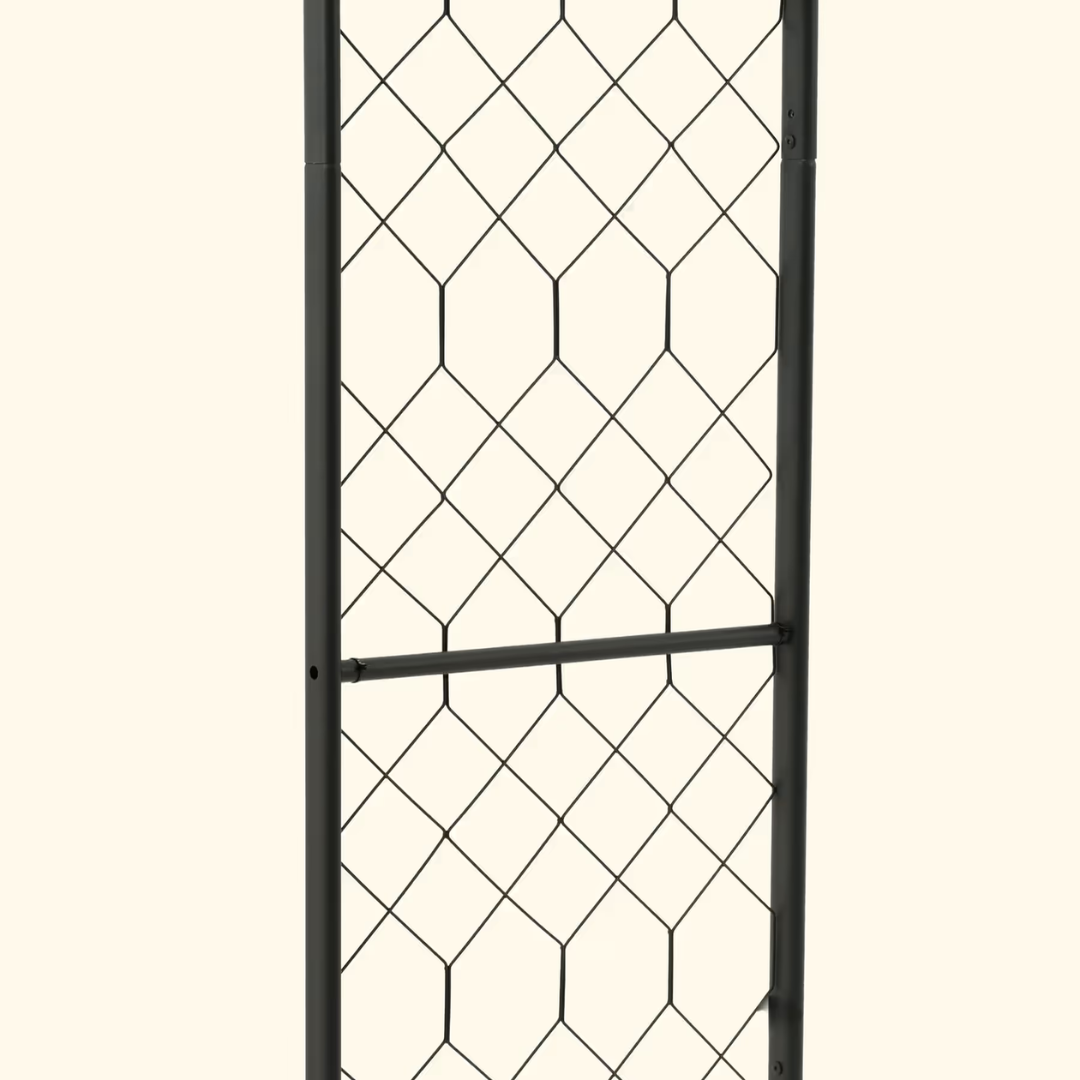 Vego Round Garden Arch - Lattice Frame