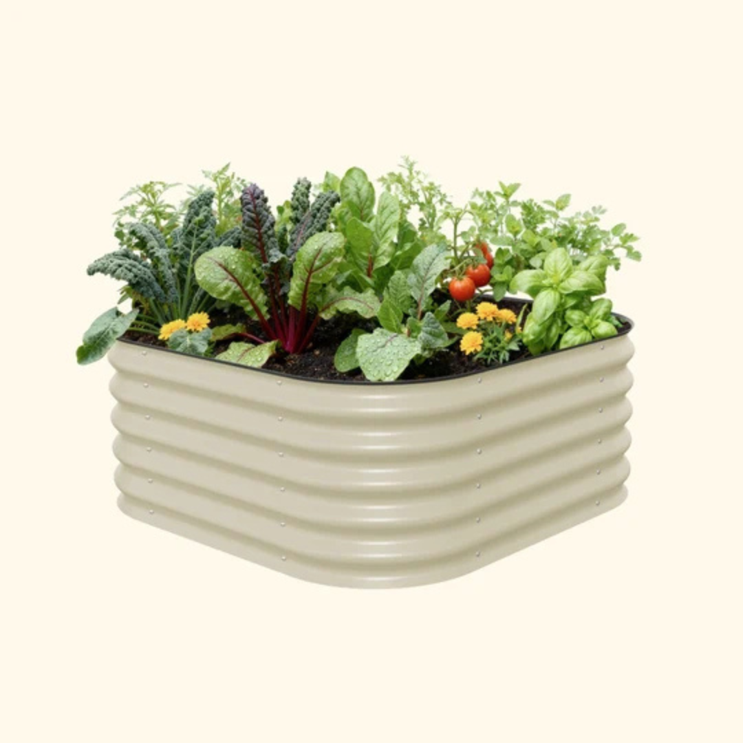 Vego 17" Tall 4 In 1 Small Modular Metal Raised Garden Bed Kit