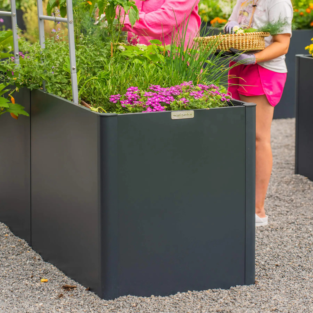 Vego 32" Extra Tall Modern Pro 27" x 83" Metal Raised Garden Bed