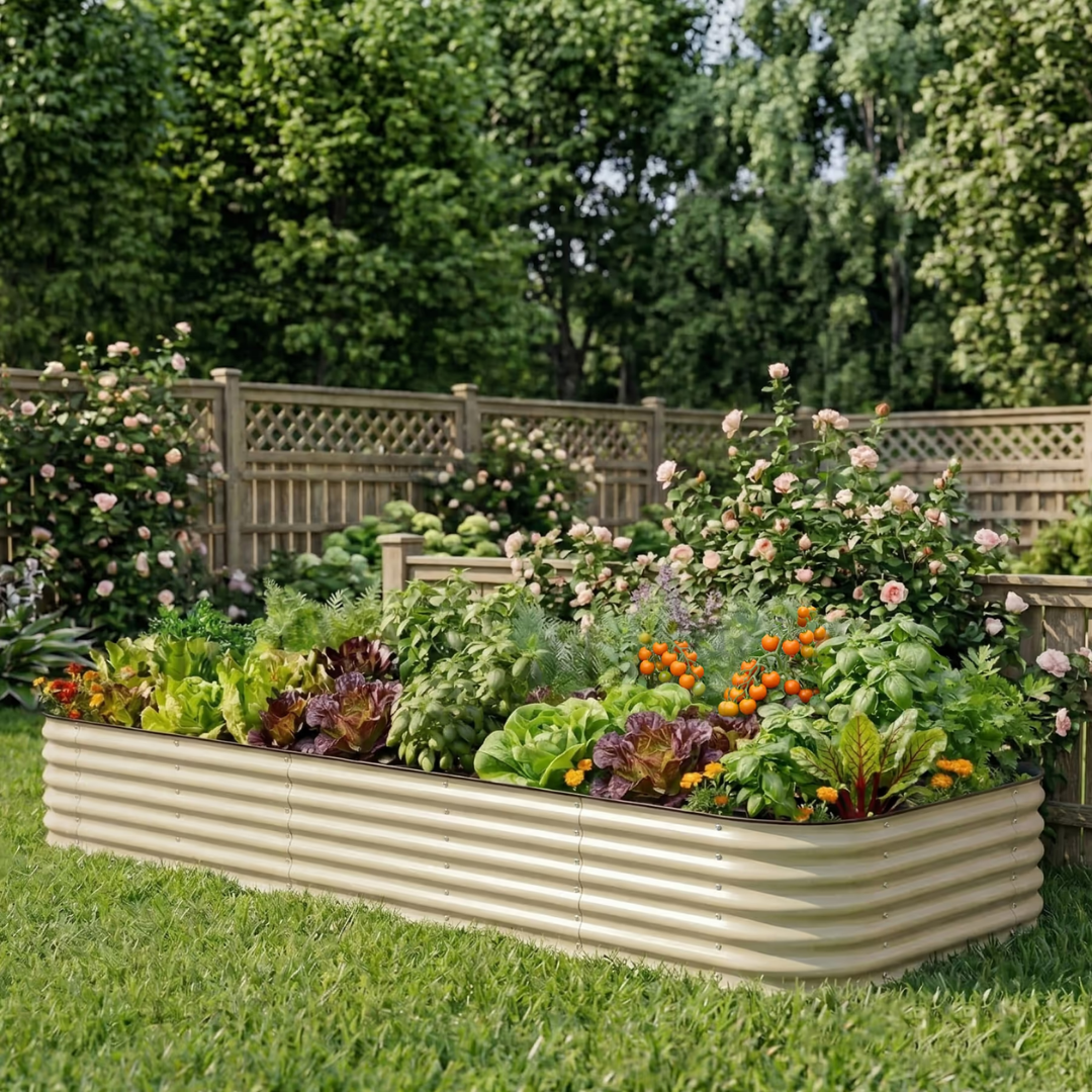 Vego 17" Tall X In 1 Giant Modular Metal Raised Garden Bed Kit