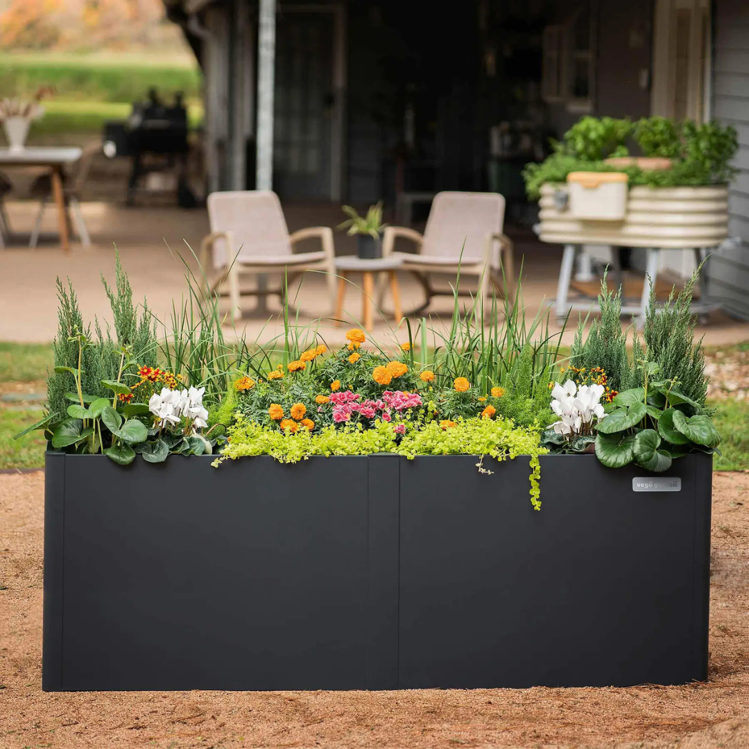 Vego 32" Extra Tall Modern Pro 42" x 42" Metal Raised Garden Bed