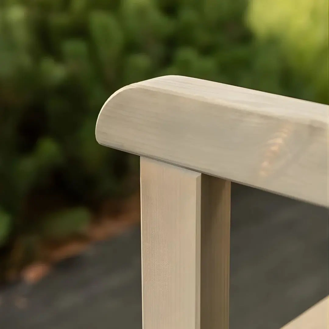 YourGreenHouses Amata Nordwood Three seat Garden Bench