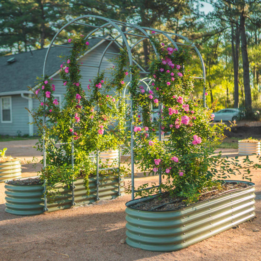 Vego 17" Tall 6 In 1 Medium Modular Metal Raised Garden Bed Kit