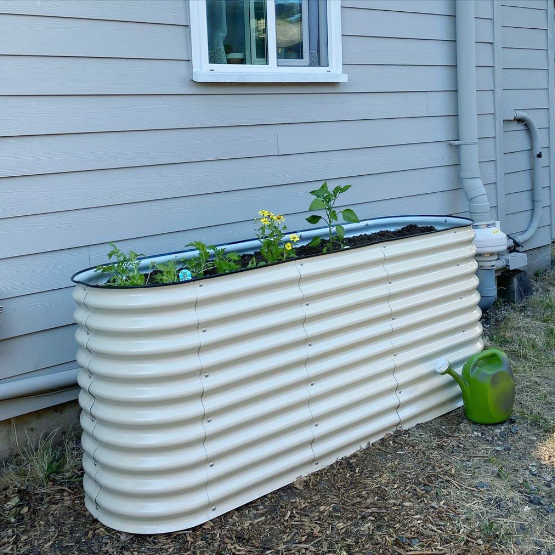 Vego 32" Extra Tall 6 In 1 Medium Modular Metal Raised Garden Bed Kit