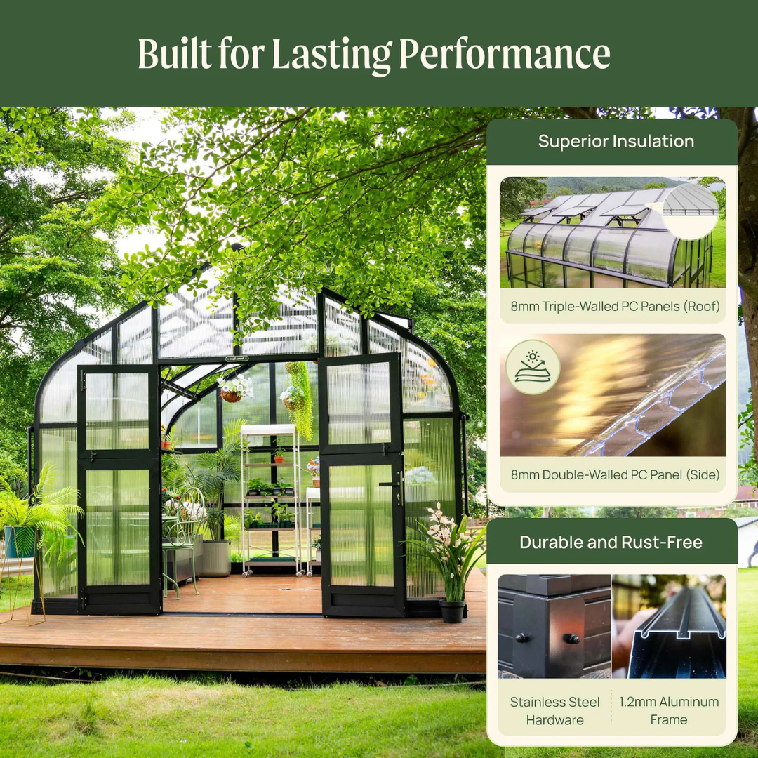 Vego Pacific Greenhouse - 10.5ft Wide