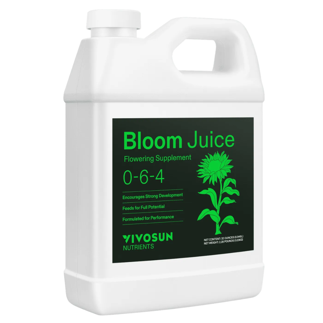 Vivosun Bloom Juice (0-6-4), Flowering Supplement Liquid Fertilizer for Flowering Stage, 32 Ounces