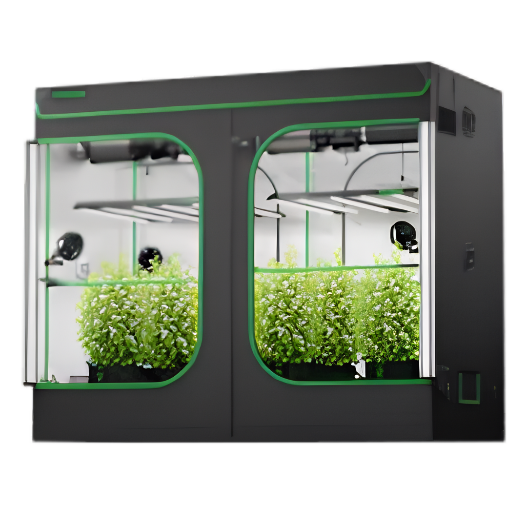 Vivosun Smart Grow Tent Kit PRO 8x4 Indoor Grow System with 2-in-1 Tunable Spectrum LED Light, Smart GrowHub Automation, Efficient Ventilation & 360° Airflow, 2000D Mylar Tent 96"x48"x80"