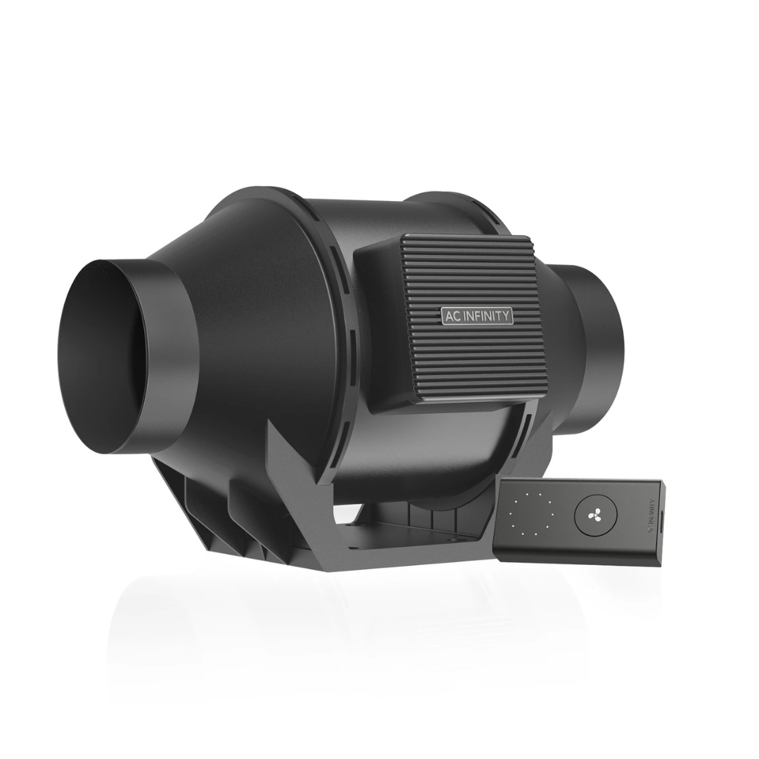 AC Infinity CLOUDLINE A4, Quiet Inline Fan 4" with Speed Controller