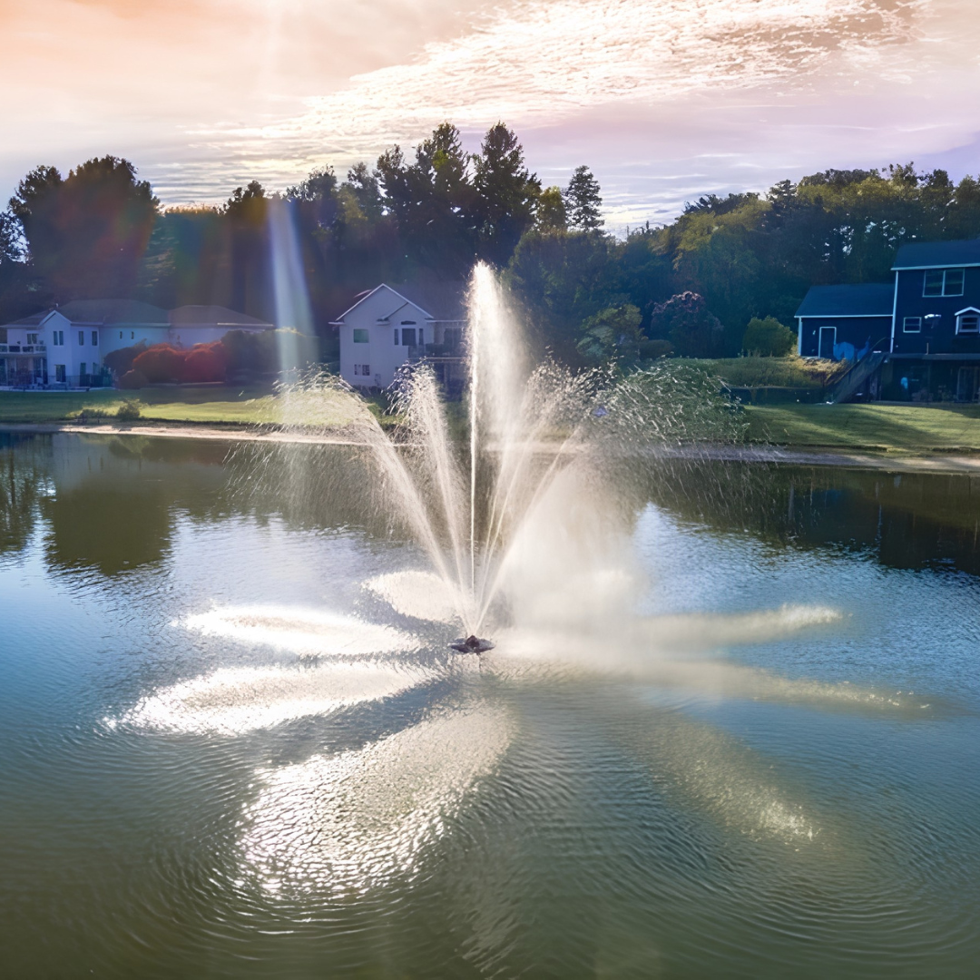 Scott Aerator Atriarch Fountain For Small, Residential Ponds