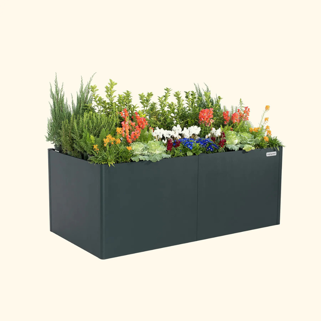Vego 32" Extra Tall Modern Pro 42" x 83" Metal Raised Garden Bed