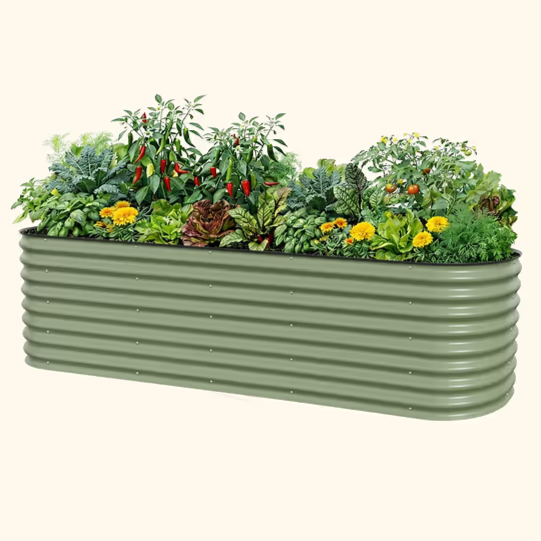 Vego 26" Tall 10 In 1 Jumbo Modular Metal Raised Garden Bed Kit