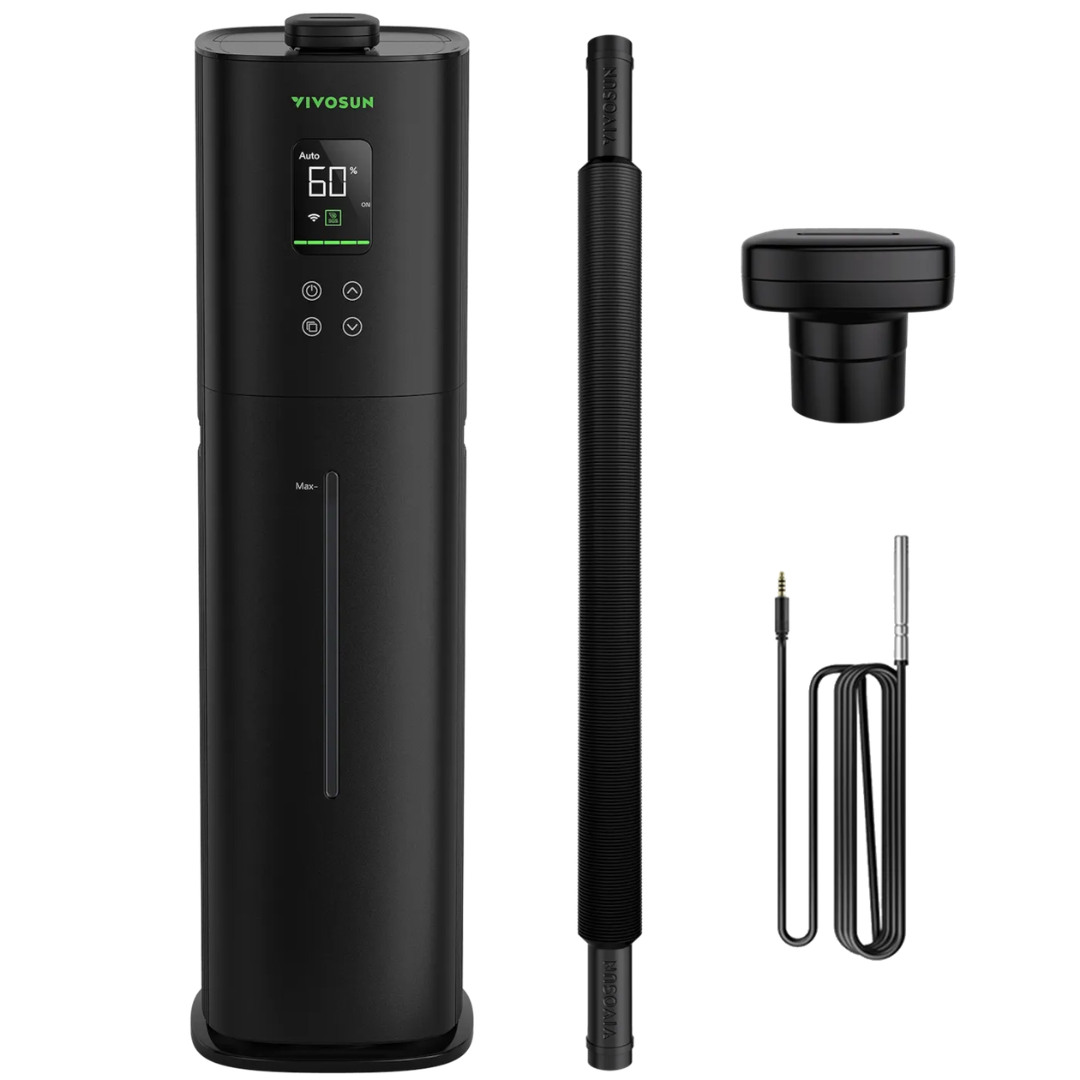 Vivosun AeroStream H09 Intelligent Wi-Fi Humidifier, 2.38 Gal / 9 L Humidifier with Temp & Humidity Probe, Smart Remote Control, Designed for Growers