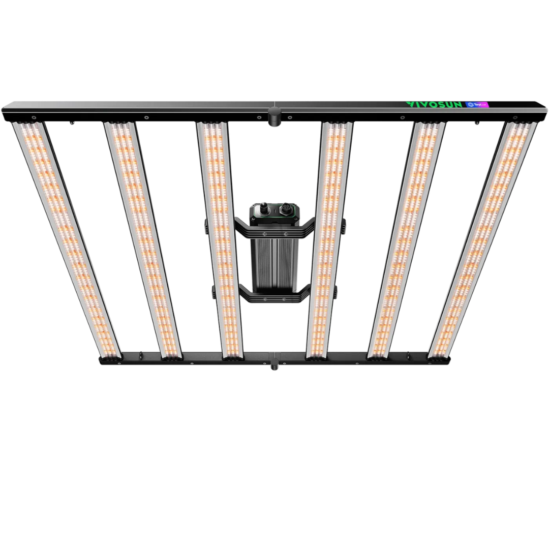 Vivosun LumaLight 500W LED Grow Light, Full Spectrum Indoor Plant Light with Deep Canopy Penetration, 4x4ft Coverage, GrowHub Compatible