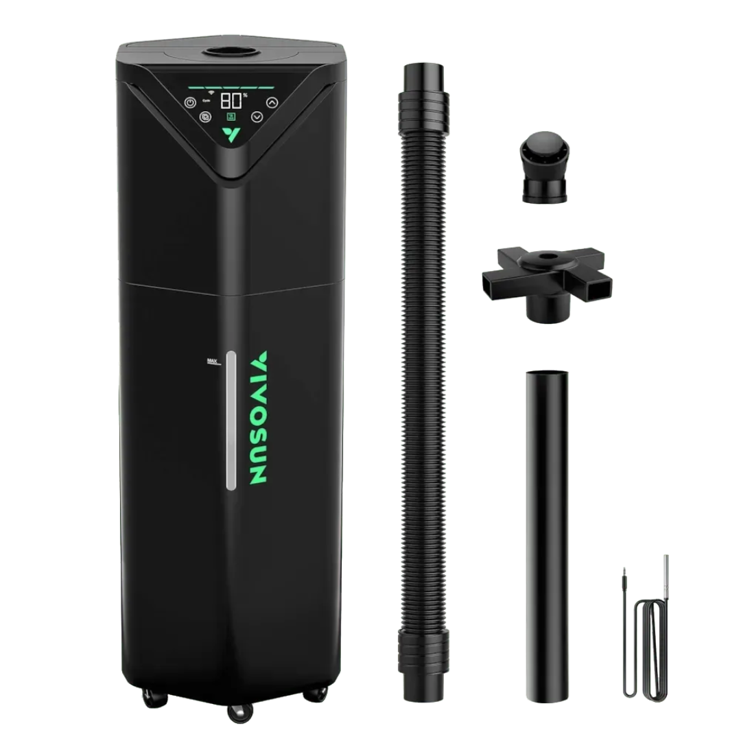 Vivosun AeroStream H19 Intelligent Environmental 19L Humidifier with Temp & Humidity Probe, Designed Specifically for Use with Grow Tents