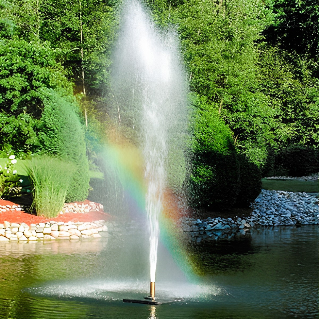Scott Aerator Gusher Fountain For Medium, Residential Ponds ¾ hp 230 volts