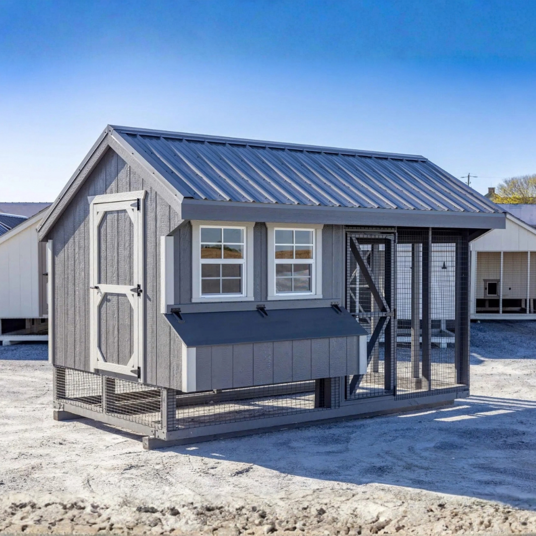Bird in Hand 7×12 Quaker Combination Chicken Coop
