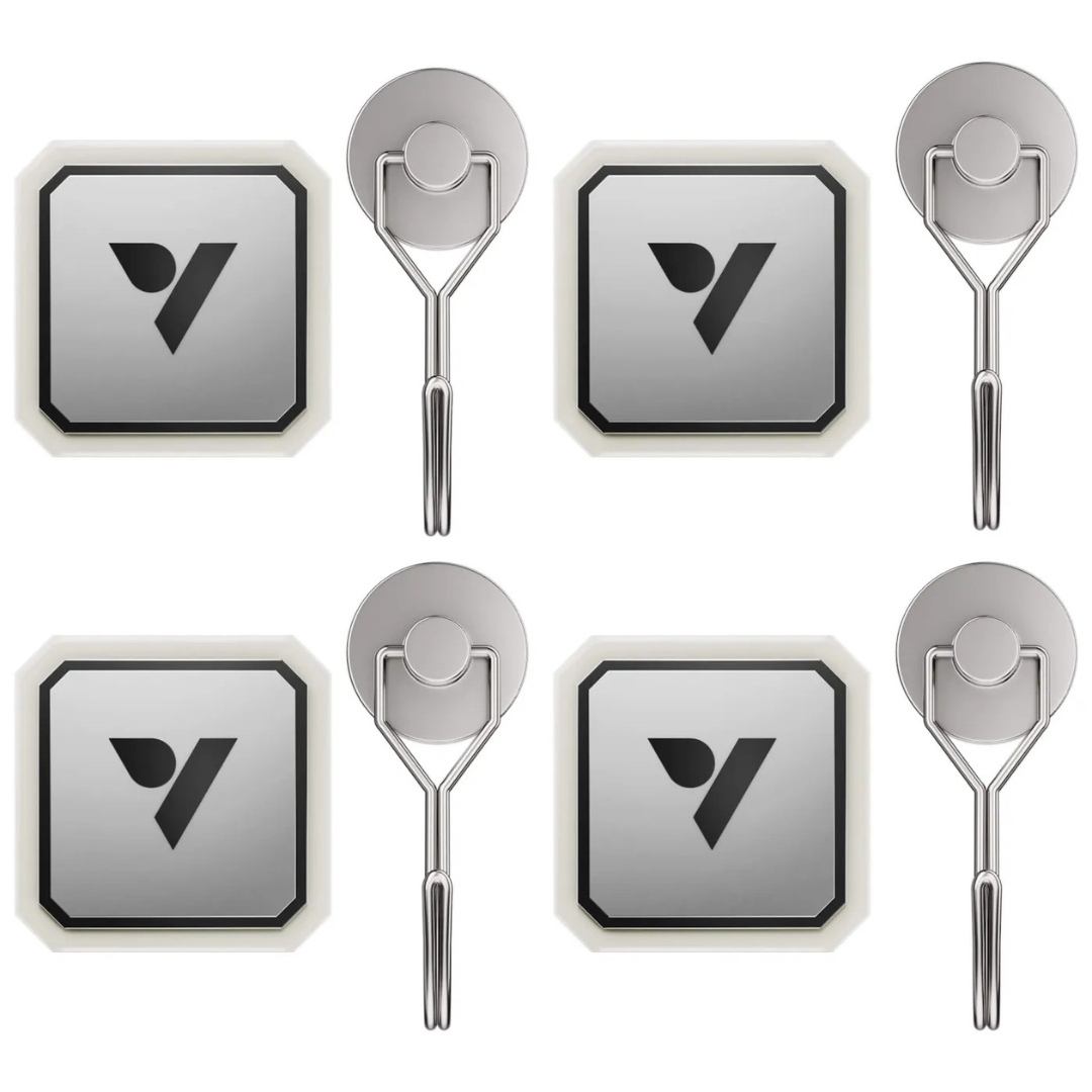 Vivosun Add-on Base & Magnetic Hook for VGrow Smart Grow Box, 4 Sets