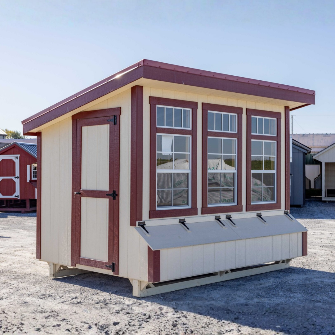 Bird-in-Hand 7×10 Lean-to Chicken Coop