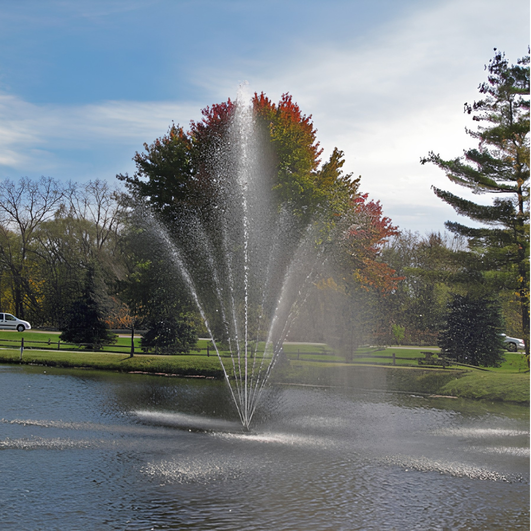 Scott Aerator Atriarch Fountain For Medium, Residential Ponds 1 hp 115 volts